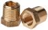 Legris Brass Pipe Fitting, Straight Threaded Reducer, Male R 1/4in to Female G 1/8in