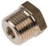 Legris Brass Pipe Fitting, Straight Threaded Reducer, Male R 1/2in to Female G 1/8in