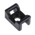 HellermannTyton Self Adhesive Black Cable Tie Mount 12 mm x 18mm, 6mm Max. Cable Tie Width