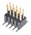 Samtec FTSH Series Straight Surface Mount Pin Header, 10 Contact(s), 1.27mm Pitch, 2 Row(s), Unshrouded