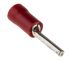 RS PRO Insulated, Tin Crimp Pin Connector, 0.5mm² to 1.5mm², 22AWG to 16AWG, 1.9mm Pin Diameter, 12mm Pin Length, Red