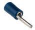 RS PRO Insulated, Tin Crimp Pin Connector, 1.5mm² to 2.5mm², 16AWG to 14AWG, 1.9mm Pin Diameter, 12mm Pin Length, Blue
