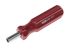 RS PRO Hexagon Nut Driver, 1/4 in Tip, 24 mm Blade, 120 mm Overall