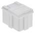 Licefa White ABS Compartment Box, 21mm x 29mm x 22mm