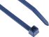 HellermannTyton Cable Tie, 200mm x 4.6 mm, Blue Polyamide 6.6 (PA66), Pk-100