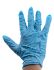 Ansell TouchNTuff Blue Powder-Free Nitrile Disposable Gloves, Size 9.5-10, XL, Food Safe, 100 per Pack