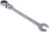 RS PRO Combination Ratchet Spanner, 17mm, Metric, Double Ended