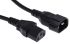 RS PRO Straight IEC C14 Socket to Straight IEC C14 Plug Power Cord, 2m