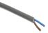 RS PRO 2 Core Power Cable, 0.75 mm², 100m, Grey PVC Sheath, 3182Y, 6 A, 500 V