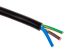 RS PRO 3 Core Power Cable, 0.75 mm², 100m, Black PVC Sheath, 2183Y, 6 A, 300 V