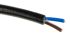 RS PRO 2 Core Power Cable, 0.75 mm², 100m, Black PVC Sheath, 3182Y, 6 A, 500 V