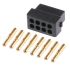 HARWIN Datamate Connector Kit Containing 8 way DIL Female Shell, Crimps