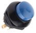 Interruptor de Botón Pulsador Otto, color de botón Azul, SPDT, acción momentánea, 5 A a 28 V dc, 28V dc, Montaje en