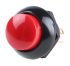 Interruptor de Botón Pulsador Otto, color de botón Rojo, SPDT, acción momentánea, 5 A a 28 V dc, 28V dc, Montaje en