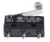 ZF Short Roller Lever Micro Switch, Solder Terminal, 6 A @ 250 V ac, SPDT, IP6K7