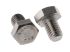 RS PRO Plain Stainless Steel Hex, Hex Bolt, M8 x 12mm