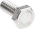 Plain Stainless Steel Hex, Hex Bolt, M10 x 25mm