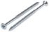 RS PRO Pozidriv Countersunk Steel Wood Screw, Bright Zinc Plated, No. 12 Thread, 4in Length