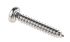 RS PRO Plain Stainless Steel Pan Head Self Tapping Screw, N°8 x 1in Long 25mm Long
