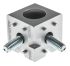 Bosch Rexroth M8, S12 Cube Connector Connecting Component, Strut Profile 45 mm, Groove Size 10mm