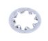 Bright Zinc Plated Steel Internal Tooth Shakeproof Washer, M4