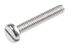 RS PRO Slot Pan A2 304 Stainless Steel Machine Screws DIN 85, M2x12mm