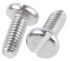 RS PRO Slot Pan A2 304 Stainless Steel Machine Screws DIN 85, M2.5x6mm