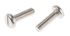 RS PRO Slot Pan A2 304 Stainless Steel Machine Screws DIN 85, M6x20mm