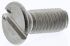 RS PRO Slot Countersunk A2 304 Stainless Steel Machine Screws DIN 963, M5x12mm