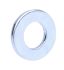 Bright Zinc Plated Steel Plain Washer, 1.6mm Thickness, M8