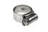 Collier de serrage pour tuyau, avec Vis sans fin, Hexagone fendu, Acier Inoxydable, 14 → 22mm
