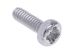 RS PRO Pozi Pan A2 304 Stainless Steel Machine Screws DIN 7985, M2x6mm