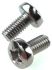 RS PRO Pozi Pan A2 304 Stainless Steel Machine Screws DIN 7985, M6x12mm