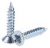 RS PRO Pozidriv Countersunk Steel Wood Screw, Bright Zinc Plated, No. 6 Thread, 3/4in Length