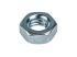 RS PRO, Bright Zinc Plated Steel Hex Nut, DIN 934, M12