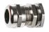 SIB SIB-TEC Cable Gland, PG13 Max. Cable Dia. 13mm, Nickel Plated Brass, Metallic, 7mm Min. Cable Dia., IP68, With