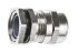 SIB SIB-TEC Cable Gland, PG11 Max. Cable Dia. 11.5mm, Nickel Plated Brass, Metallic, 6mm Min. Cable Dia., IP68, With