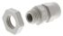 SIB WADI-TEC Cable Gland, M12 Max. Cable Dia. 6mm, PA 6, Grey, 3mm Min. Cable Dia., IP68, With Locknut