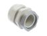 SIB WADI-TEC Cable Gland, M32 Max. Cable Dia. 24.5mm, PA 6, Grey, 15mm Min. Cable Dia., IP68, With Locknut
