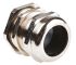 SIB SIB-TEC Cable Gland, M40 Max. Cable Dia. 27mm, Nickel Plated Brass, Metallic, 15mm Min. Cable Dia., IP68, With