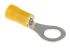 RS PRO Insulated Ring Terminal, M8 Stud Size, 2.5mm² to 6mm² Wire Size, Yellow