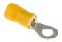 RS PRO Insulated Ring Terminal, M5 Stud Size, 2.5mm² to 6mm² Wire Size, Yellow