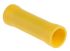 RS PRO Butt Splice Connector, Yellow, Insulated, Tin 12 → 10 AWG