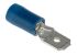 RS PRO Blue Insulated Male Spade Connector, Tab, 6.35 x 0.8mm Tab Size, 1.5mm² to 2.5mm²