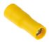 RS PRO Insulated Female Crimp Bullet Connector, 2.5mm² to 6mm², 12AWG to 10AWG, 5mm Bullet diameter, Yellow
