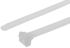 HellermannTyton Cable Tie, Without Serration, 356mm x 6 mm, Natural Polyamide 6.6 (PA66), Pk-50