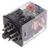 Omron Plug In Power Relay, 12V dc Coil, 10A Switching Current, DPDT
