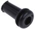 RS PRO Black PVC 9.52mm Cable Grommet for Maximum of 6.35mm Cable Dia.