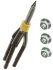 1.2 → 3mm Prong Length, Cable Sleeve Tool Replacement Prong, For Use With Interchangeable Prong Application Tools
