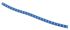 HellermannTyton Helagrip Slide On Cable Markers, White on Blue, Pre-printed "6", 1 → 3mm Cable